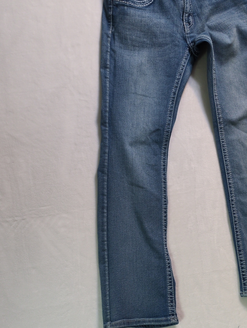 Sky Premium Collection Cross Pocket Rhinestone Bootcut Jeans Size 7/8 - Picture 14 of 16